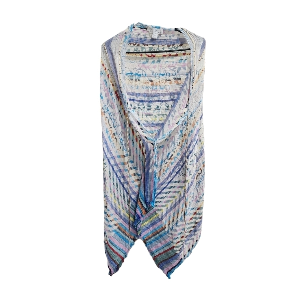 POOL TO PARTY poncho swim cover up Rainbow